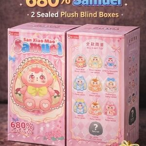 Samuel Rabbit Elf 680% Blind Box Bundle (2) Sealed Plush Collectible